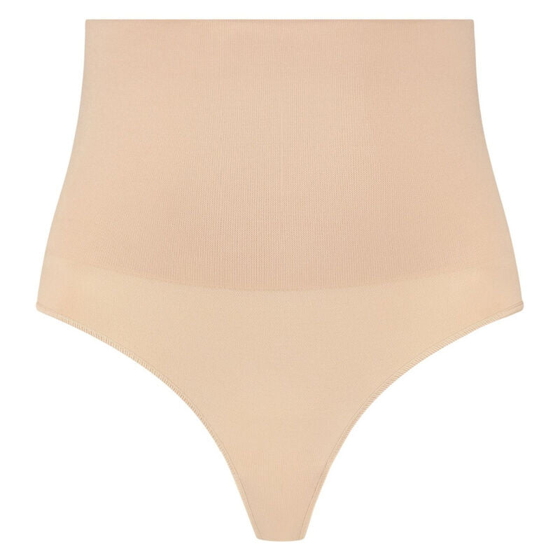 BYE-BRA - FAJA TANGA SIN COSTURAS BEIGE TALLA L