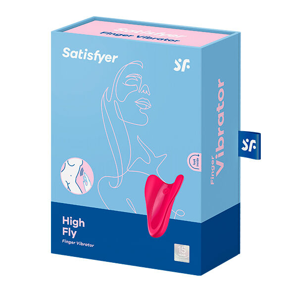 SATISFYER - VIBRADOR DE DEDOS HIGH FLY FÚCSIA