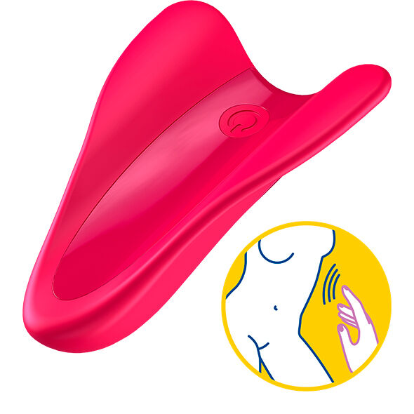 SATISFYER - VIBRADOR DE DEDOS HIGH FLY FÚCSIA