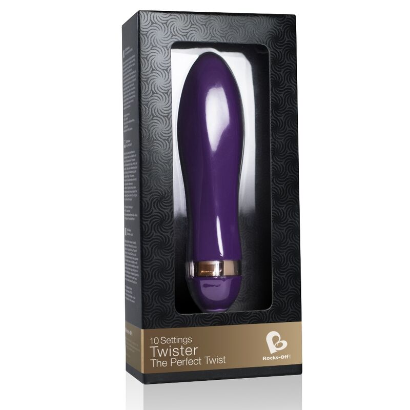 ROCKS-OFF - VIBRADOR TWISTER COM 10 MODOS