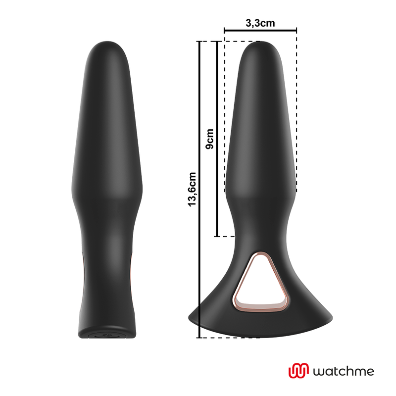ANBIGUO - PLUG ANAL VIBRADOR COM CONTROLO REMOTO WATCHME ALEXANDRU