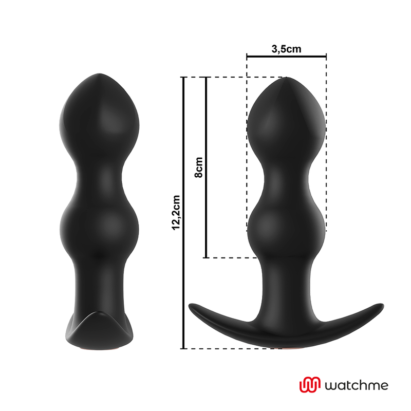 ANBIGUO - VIBRADOR ANAL COM CONTROLO REMOTO WATCHME TIBERIO