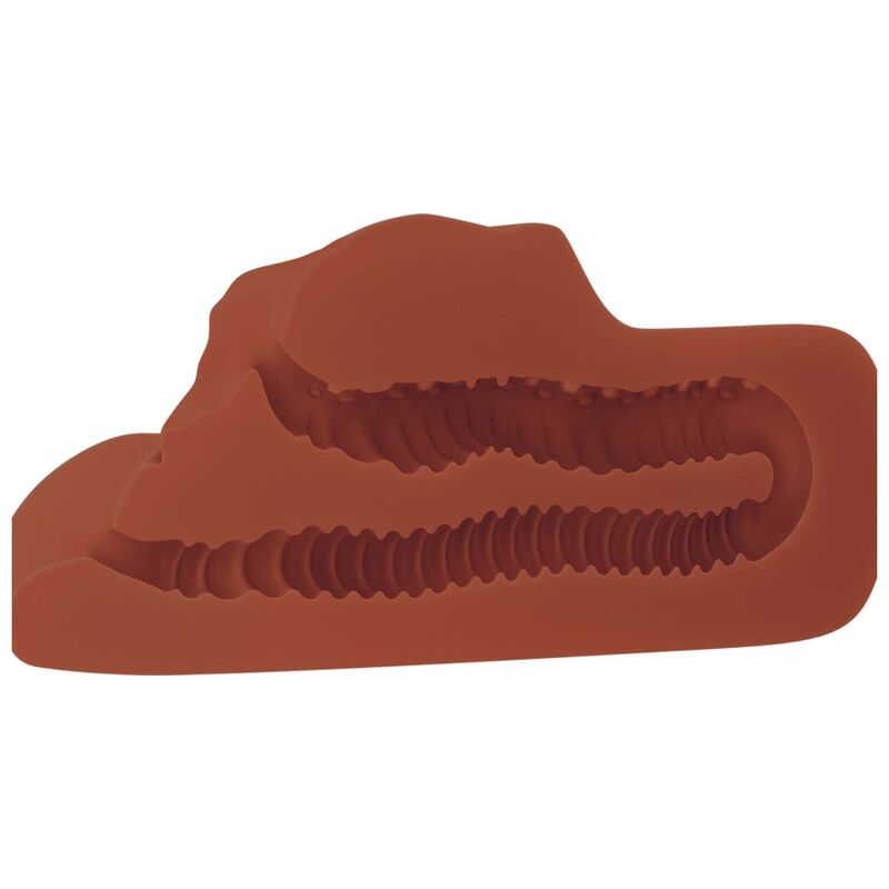 PDX PLUS - MASTURBADOR DUPLO PERFECT PUSSY PARA VAGINA E ÂNUS CASTANHO