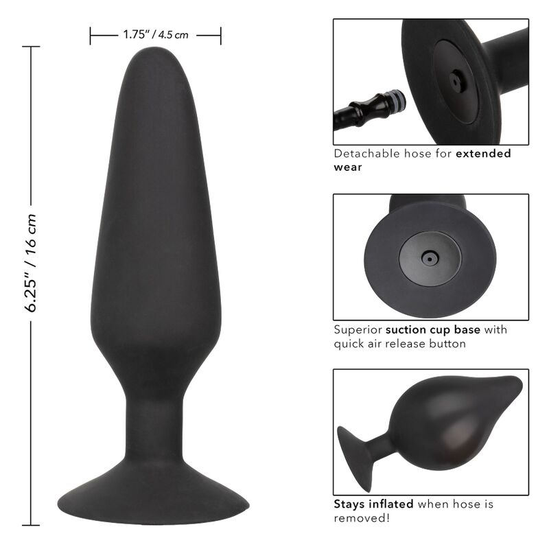 CALEXOTICS - TAMPA INSUFLÁVEL EM SILICONE TAMANHO XL