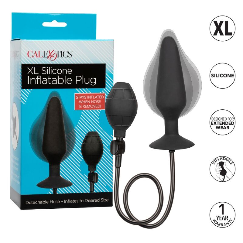 CALEXOTICS - TAMPA INSUFLÁVEL EM SILICONE TAMANHO XL