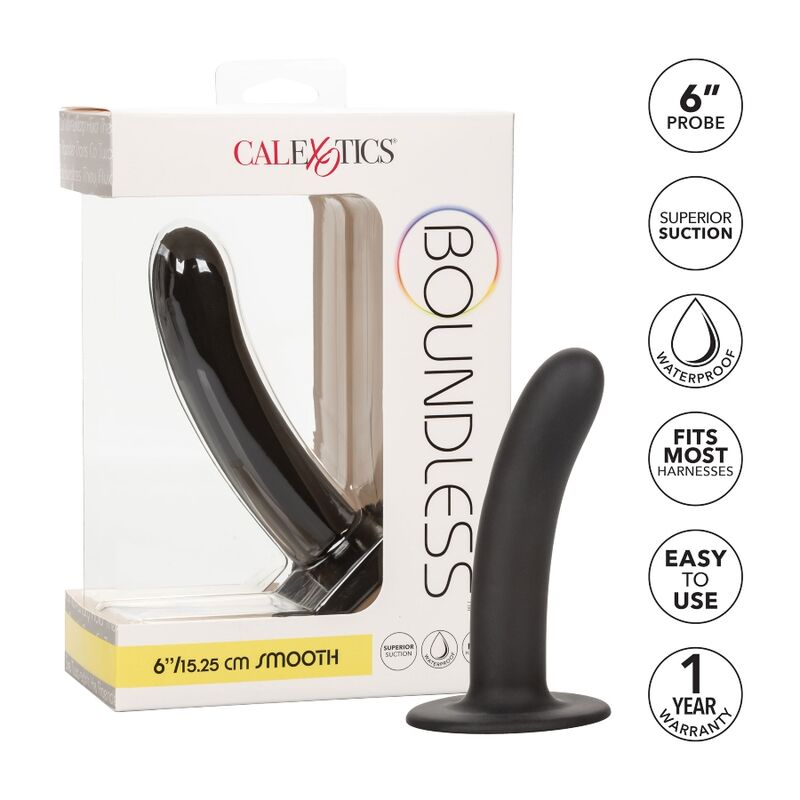 CALEXOTICS - DILDO BOUNDLESS 15,25 CM COMPATÍVEL COM ARNÊS, LISA