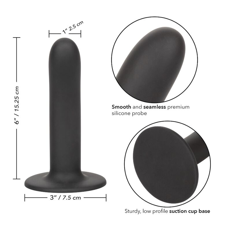 CALEXOTICS - DILDO BOUNDLESS 15,25 CM COMPATÍVEL COM ARNÊS, LISA