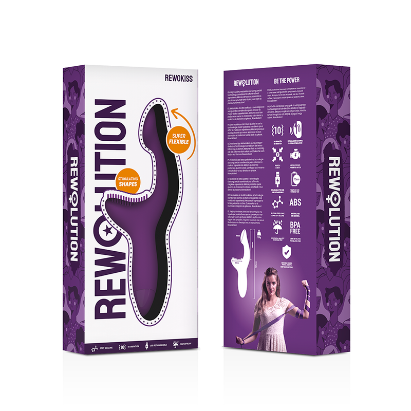 REWOLUTION - VIBRADOR REWOKISS PONTO PARA ESTIMULADOR