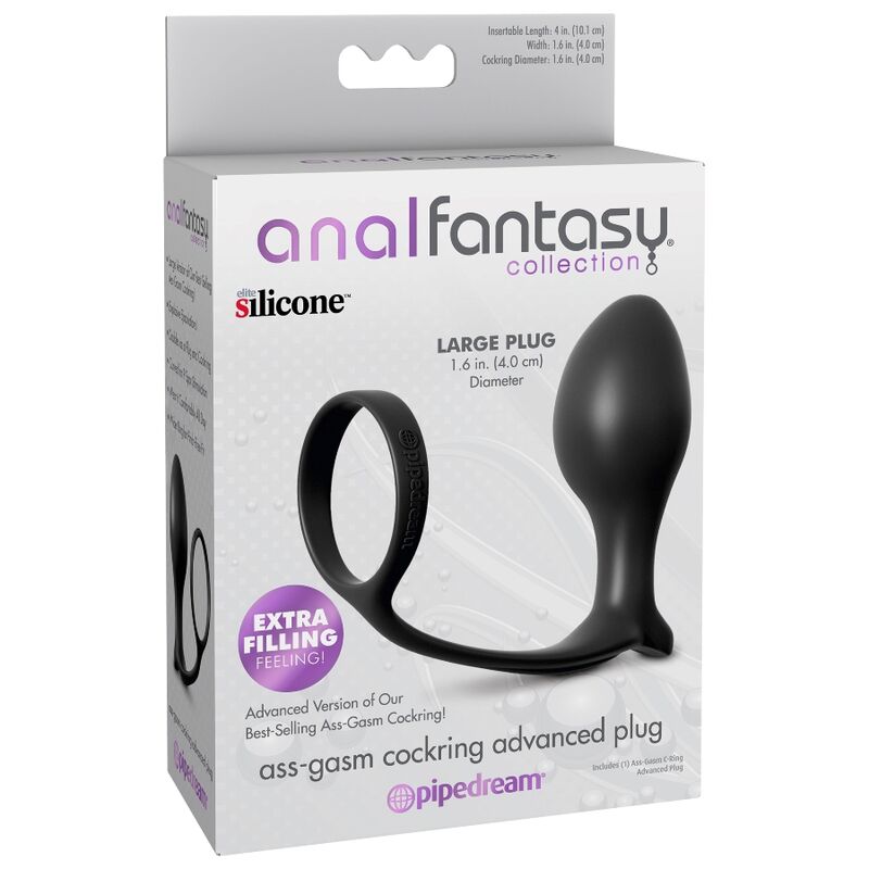 ANAL FANTASY - ASS-GASM COLLECTION ANEL AVANÇADO COM PLUG ANAL