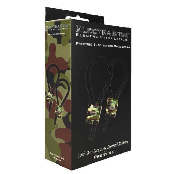 ELECTRASTIM - ANÉIS PENIANOS AJUSTÁVEIS PRESTIGE ELECTRALOOPS CAMUFLAGEM