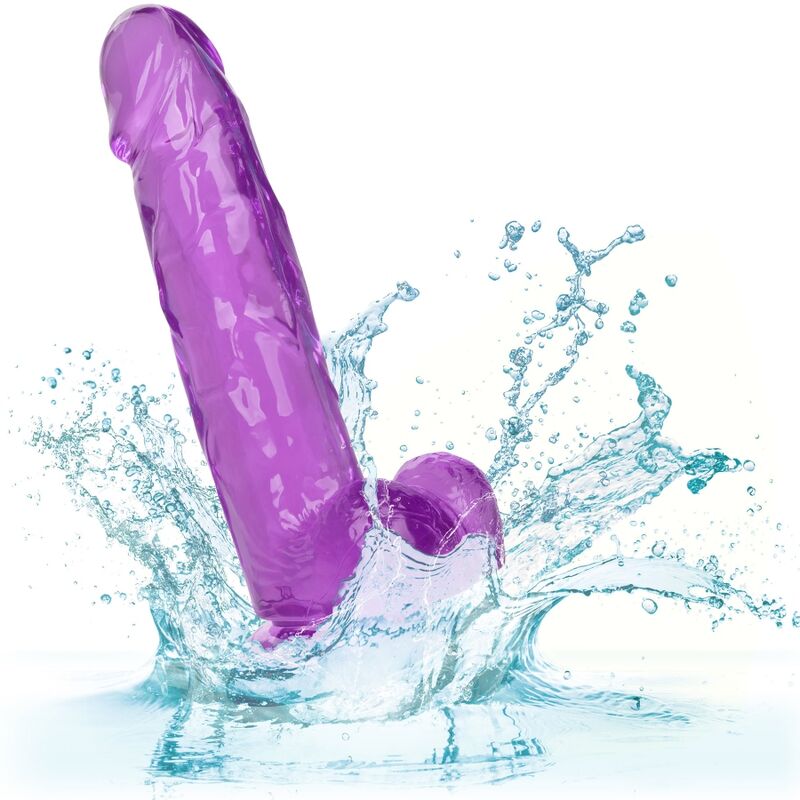 CALEXOTICS - DILDO TAMANHO QUEEN ROXO 15,3 CM