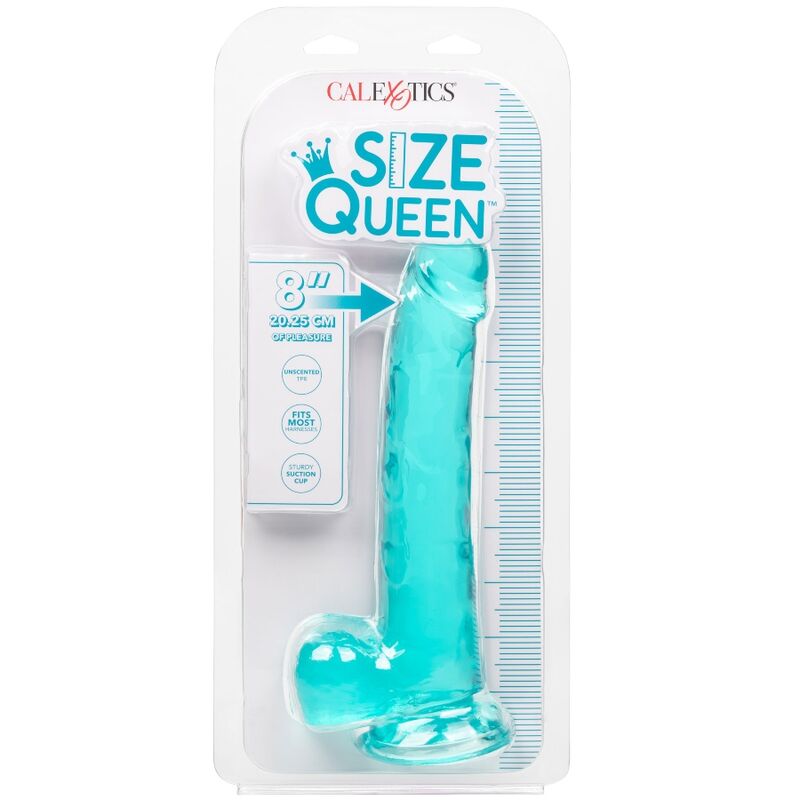 CALEXOTICS - DILDO TAMANHO QUEEN AZUL 20,3 CM