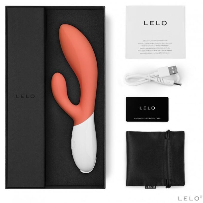LELO - VIBRADOR CONEJO CORAL DE LUJO INA 3