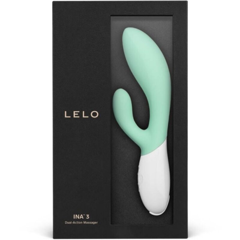 LELO - INA 3 VIBRADOR CONEJO VERDE DE LUJO ALGAS MARINAS