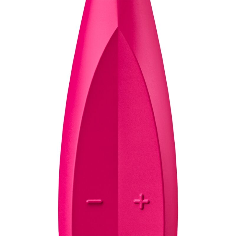 SATISFYER - VIBRADOR COM PONTA GIRATÓRIA ROSA