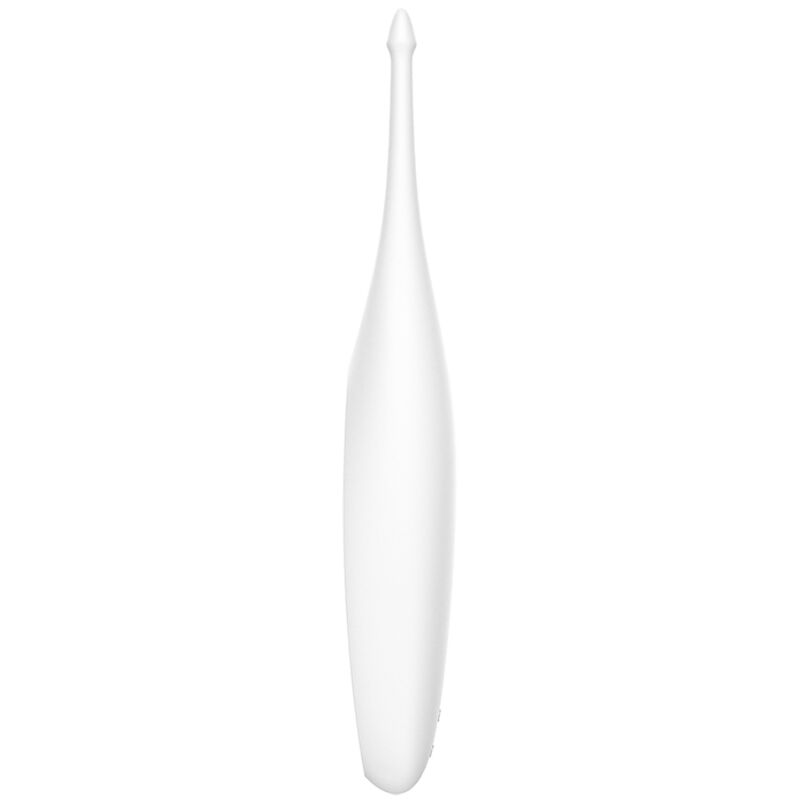 SATISFYER - VIBRADOR CON PUNTA GIRATORIA Y FUN, BLANCO