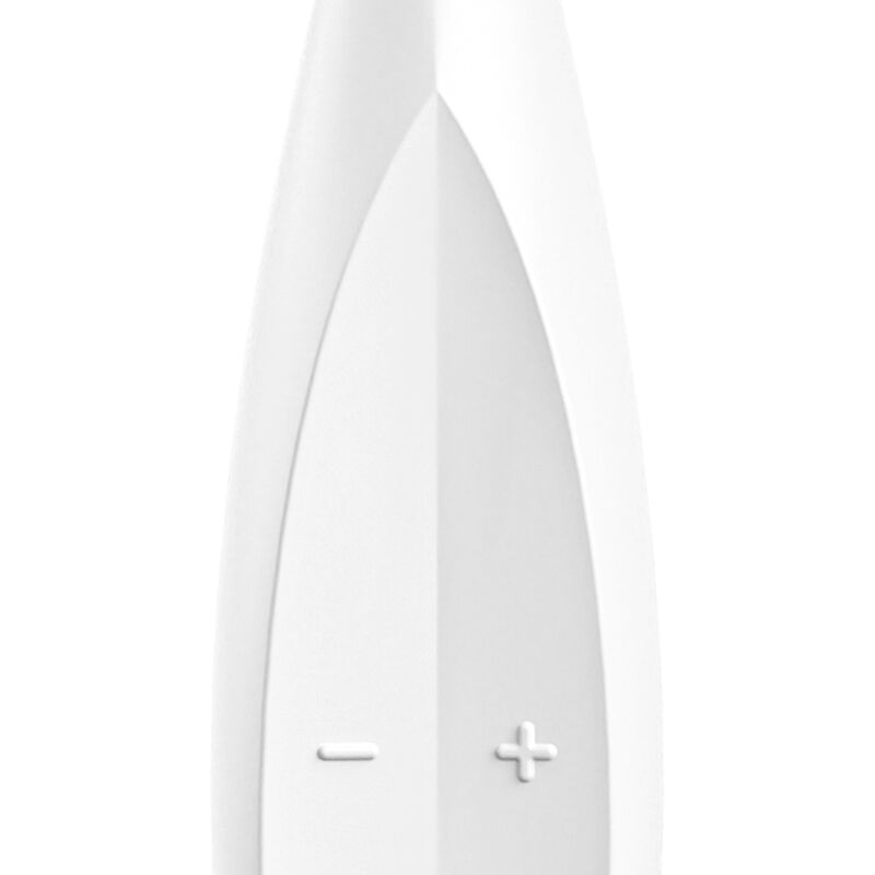SATISFYER - VIBRADOR COM PONTA GIRATÓRIA BRANCA