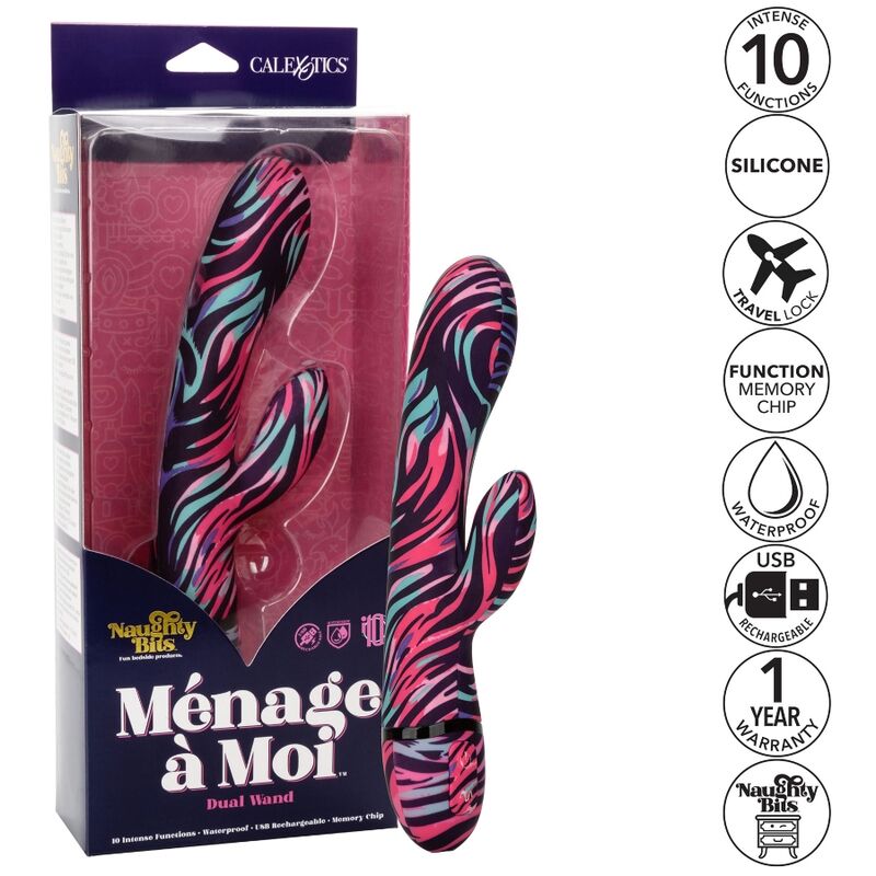 CALEXOTICS - VIBRADOR DE DOBLE VARILLA MENAGE A MOI