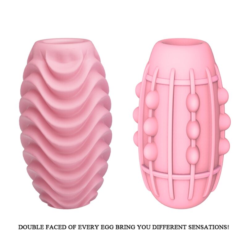 PRETTY LOVE - OVO MASTURBADOR ROSA DE DUPLA FACE