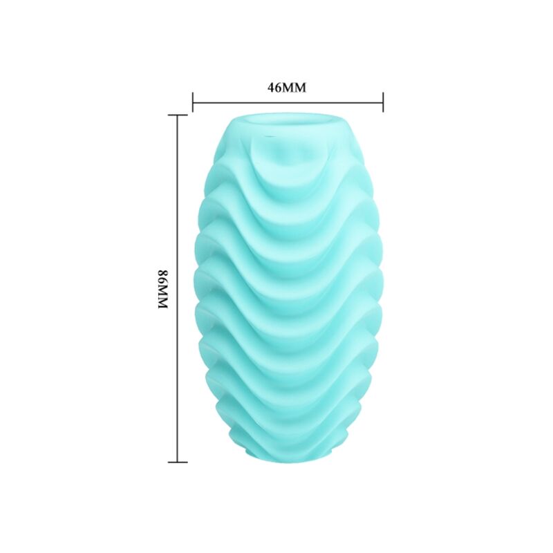PRETTY LOVE - OVO MASTURBADOR DUPLO TURQUESA