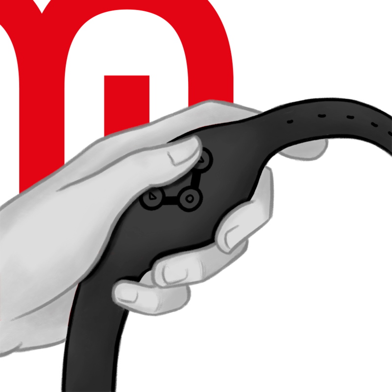 WATCHME - RELÓGIO COM TECNOLOGIA SEM FIO PRETO JATO