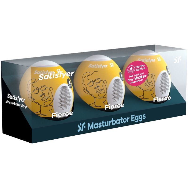 SATISFYER - 3 OVOS MASTURBATOR FIERCE