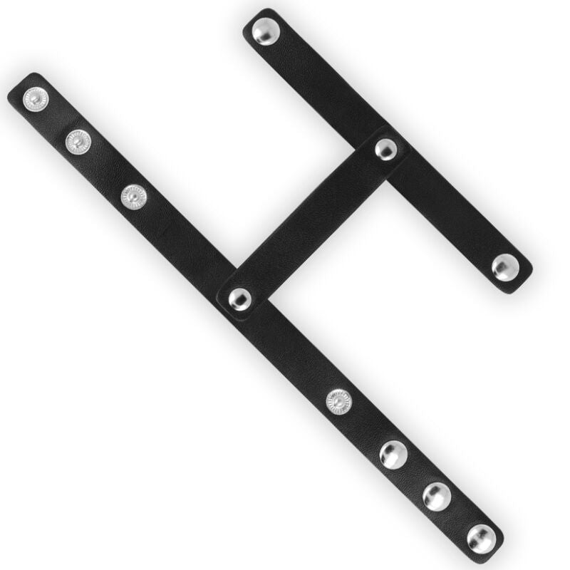 OHMAMA FETICHE GAIOLA DE BOLAS DE COURO