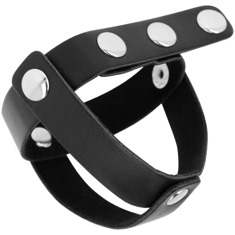 OHMAMA FETICHE GAIOLA DE BOLAS DE COURO