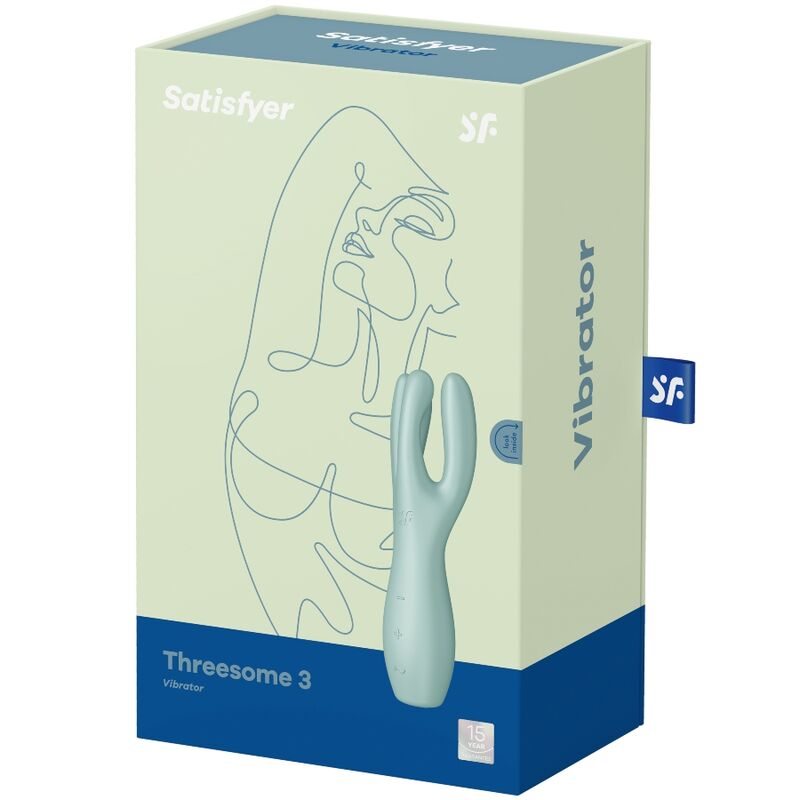 SATISFYER - VIBRADOR TRIO 3 MENTA
