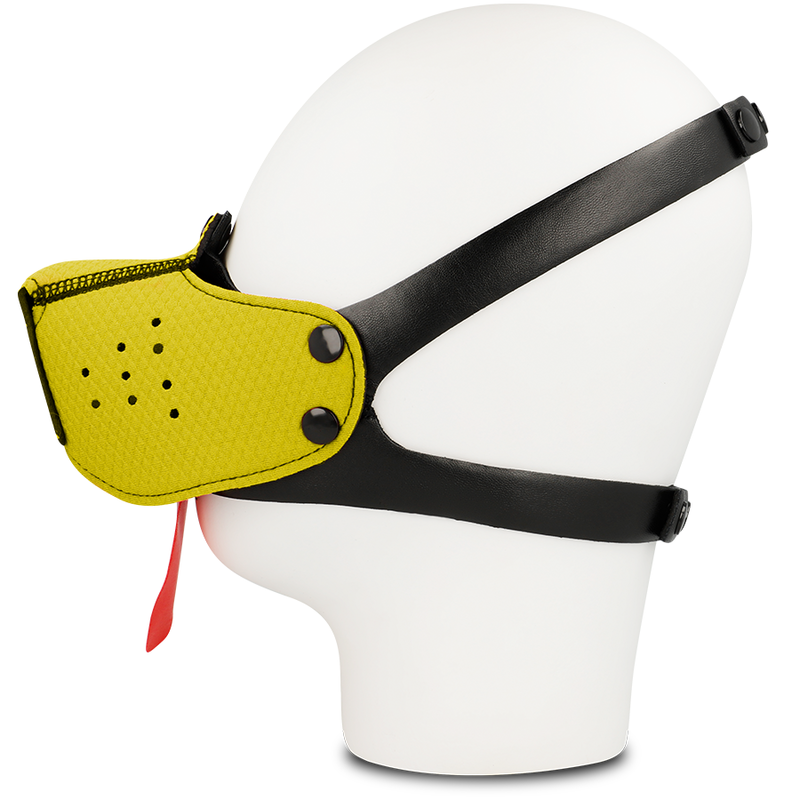 Focinheira para cães OHMAMA FETISH - Amarela