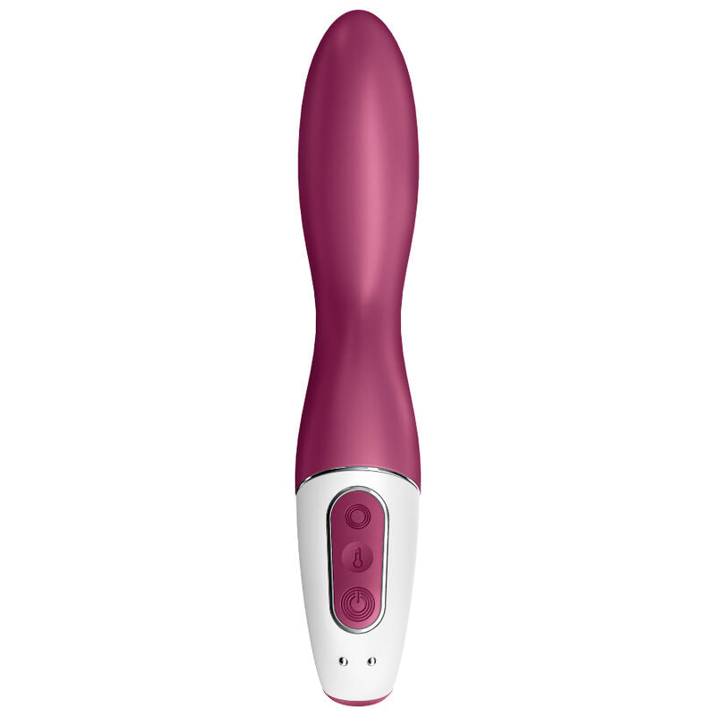 SATISFYER - VIBRADOR DE PONTO G COM EMOÇÃO AQUECIDA