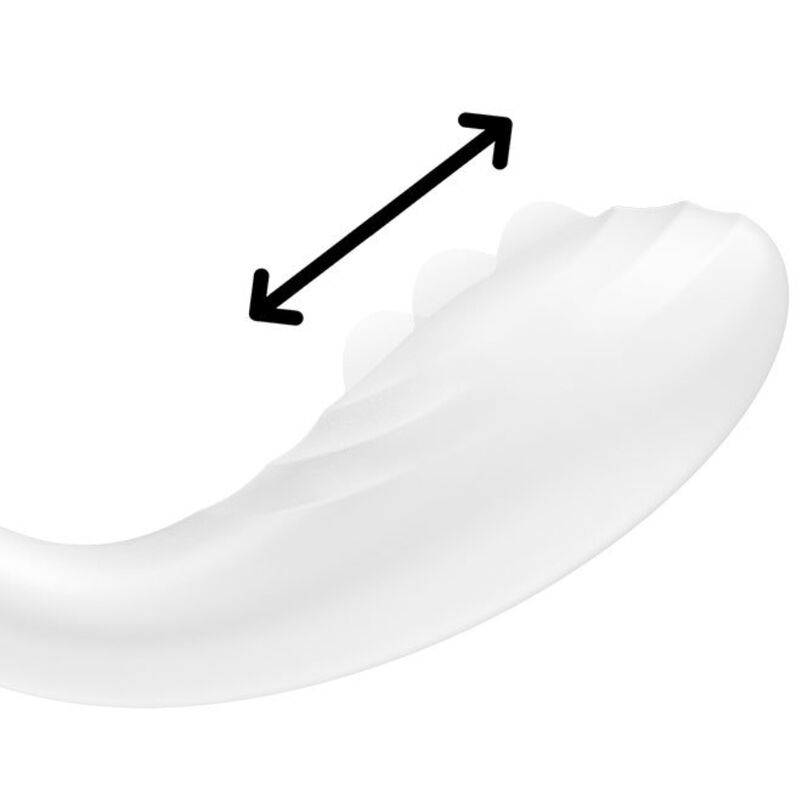 SATISFYER - VIBRADOR DE PONTO G RROLLING PLEASURE BRANCO