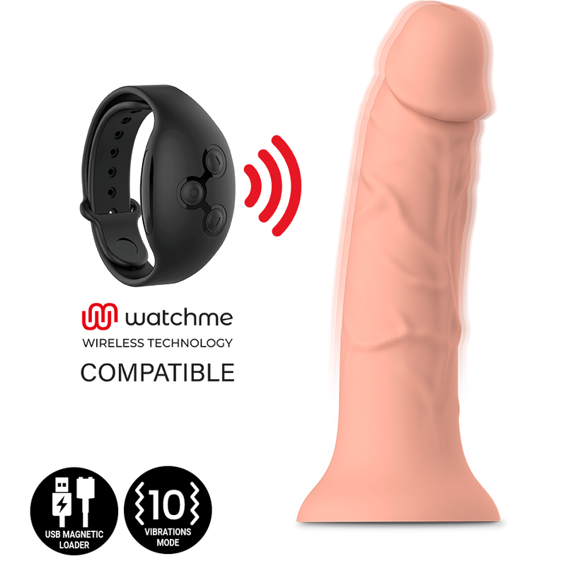 MITOLOGIA - ASHER ORIGINAL DILDO M - VIBRADOR COMPATÍVEL COM A TECNOLOGIA WATCHME WIRELESS
