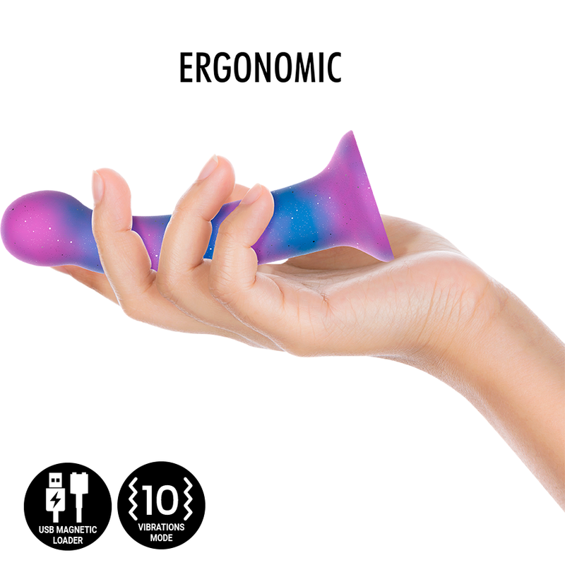 MITOLOGIA - DION GALACTIC DILDO S - VIBRADOR COMPATÍVEL COM TECNOLOGIA WATCHME WIRELESS