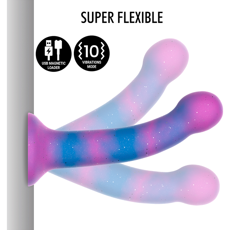 MITOLOGIA - DION GALACTIC DILDO S - VIBRADOR COMPATÍVEL COM TECNOLOGIA WATCHME WIRELESS