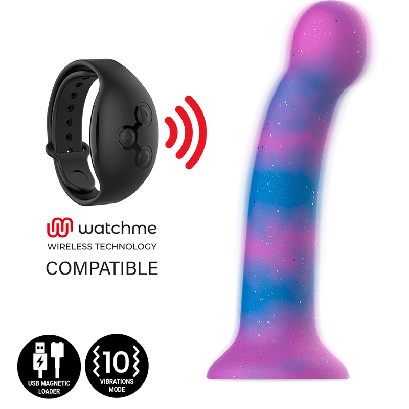 MITOLOGIA - DION GALACTIC DILDO S - VIBRADOR COMPATÍVEL COM TECNOLOGIA WATCHME WIRELESS