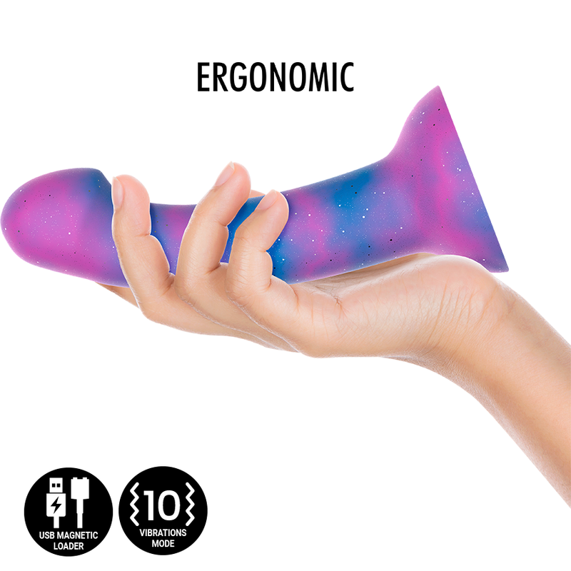 MITOLOGIA - DION GALACTIC DILDO M - VIBRADOR COMPATÍVEL COM TECNOLOGIA WATCHME WIRELESS