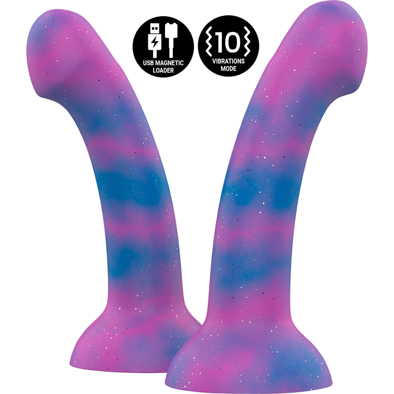 MITOLOGIA - DION GALACTIC DILDO M - VIBRADOR COMPATÍVEL COM TECNOLOGIA WATCHME WIRELESS