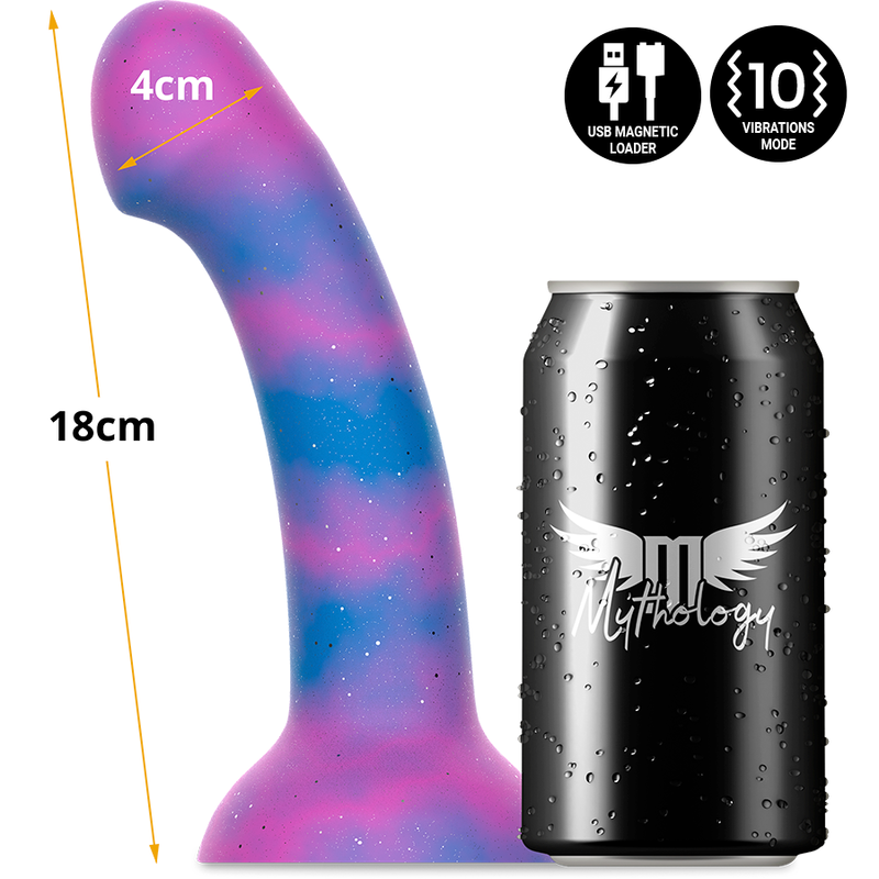 MITOLOGIA - DION GALACTIC DILDO M - VIBRADOR COMPATÍVEL COM TECNOLOGIA WATCHME WIRELESS