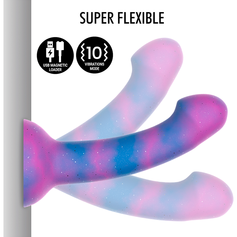 MITOLOGIA - DION GALACTIC DILDO M - VIBRADOR COMPATÍVEL COM TECNOLOGIA WATCHME WIRELESS