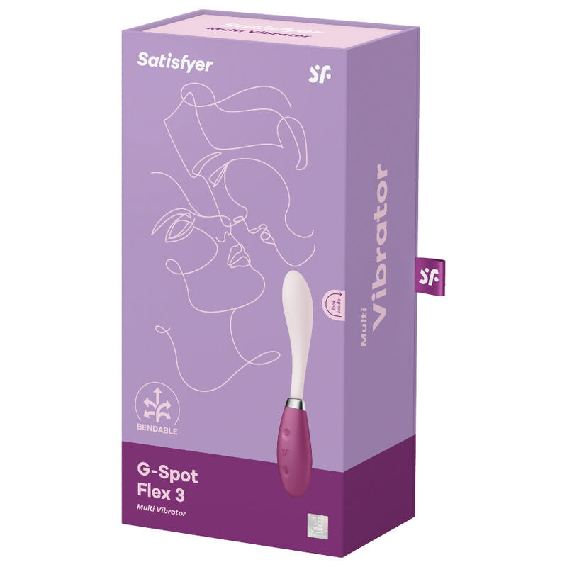 SATISFYER - G-SPOT FLEX 3 MULTIVIBRADOR ROJO