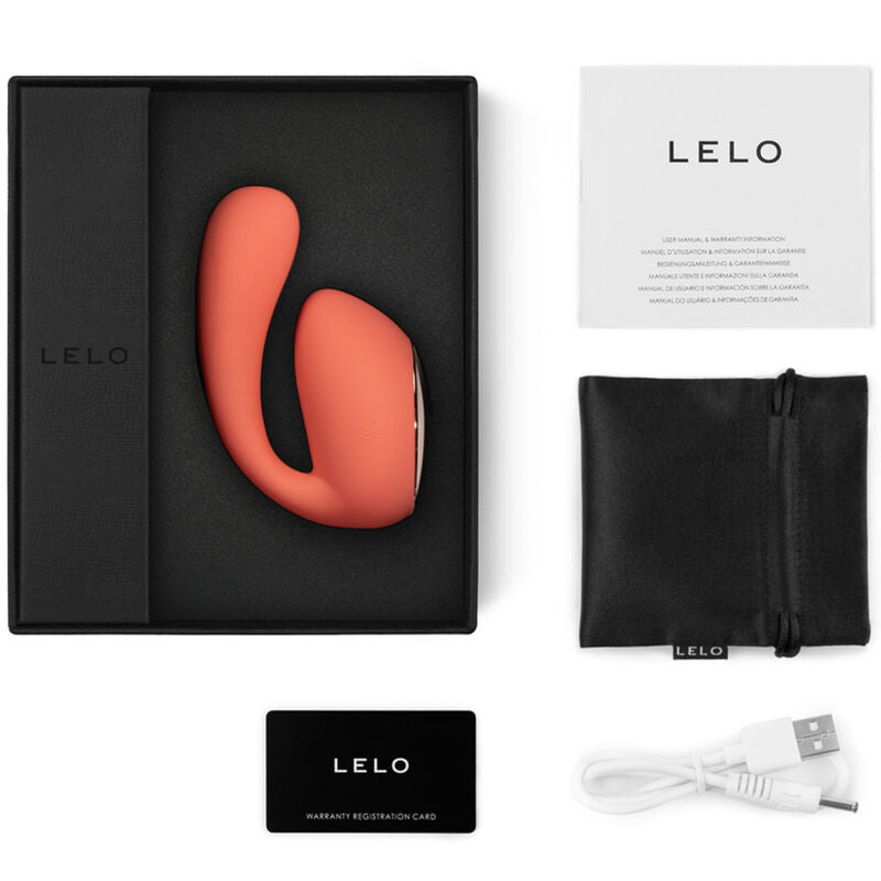 Massajador para casais LELO - IDA WAVE CORAL