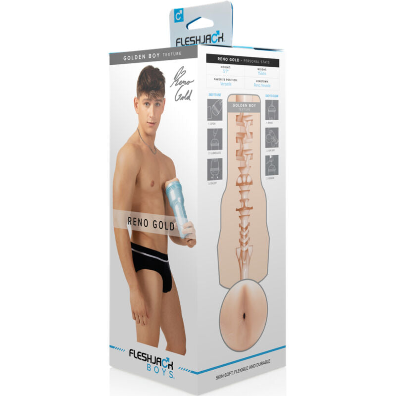 FLESHJACK - RENO GOLD GAROTO DE OURO ANO MASTURBADOR