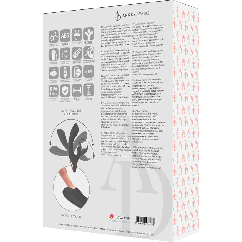 ANNE'S DESIRE - RABBIT REMOTE CONTROL TECHNOLOGY WATCHME PRETO/DOURADO