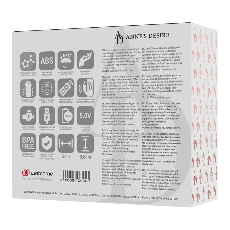 EL DESEO DE ANNE - TECNOLOGÍA DEL PLACER DE BRAGUITAS A WATCHME BLACK