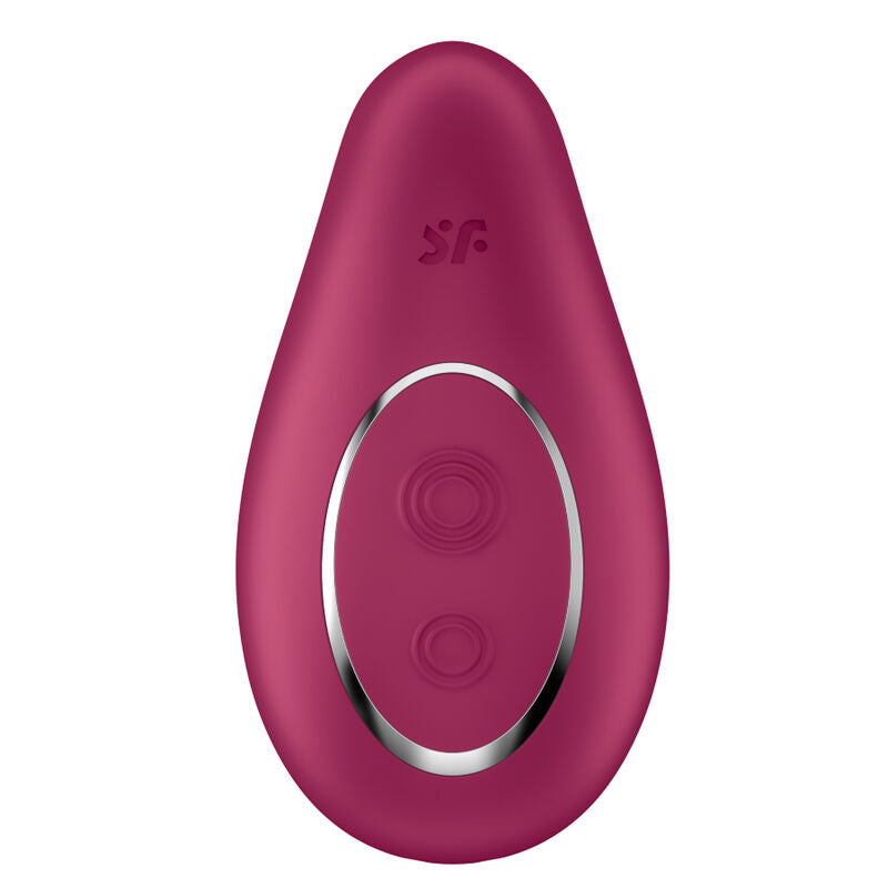 SATISFYER - DIPPING DELIGHT VIBRADOR DE APLICACIÓN ROJO