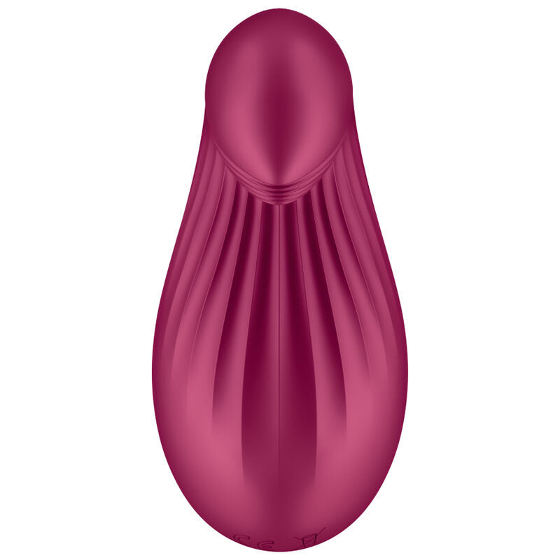 SATISFYER - DIPPING DELIGHT VIBRADOR DE APLICACIÓN ROJO