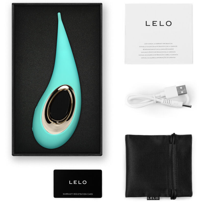 LELO - ESTIMULADOR DE CLITÓRIS DOT - VERDE-ÁGUA