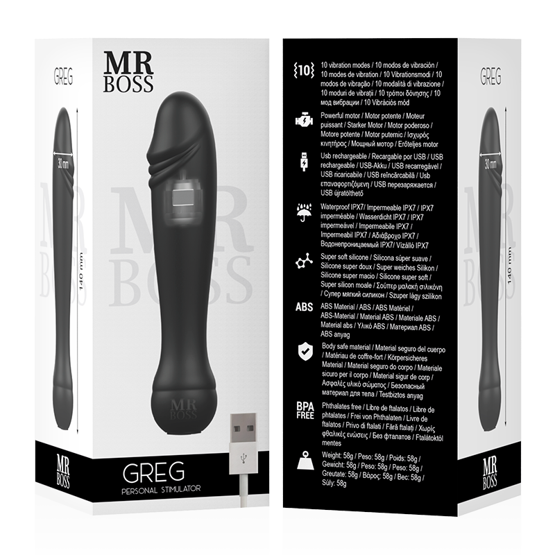 MR BOSS - ESTIMULADOR PERSONAL GREG