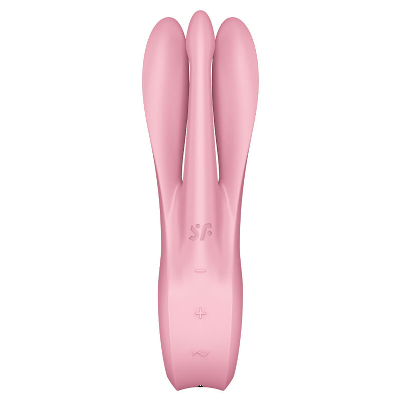 SATISFYER - TRÊS PESSOAS 1 VIBRADOR ROSA